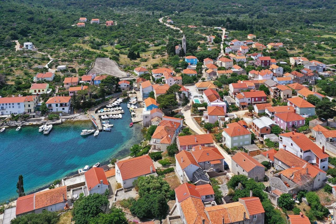 Villa Mira With A Heated Pool And A Sea View Bozava Ngoại thất bức ảnh